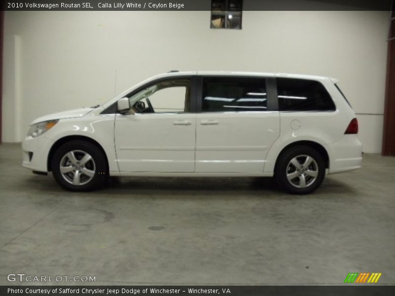 Calla Lilly White / Ceylon Beige 2010 Volkswagen Routan SEL