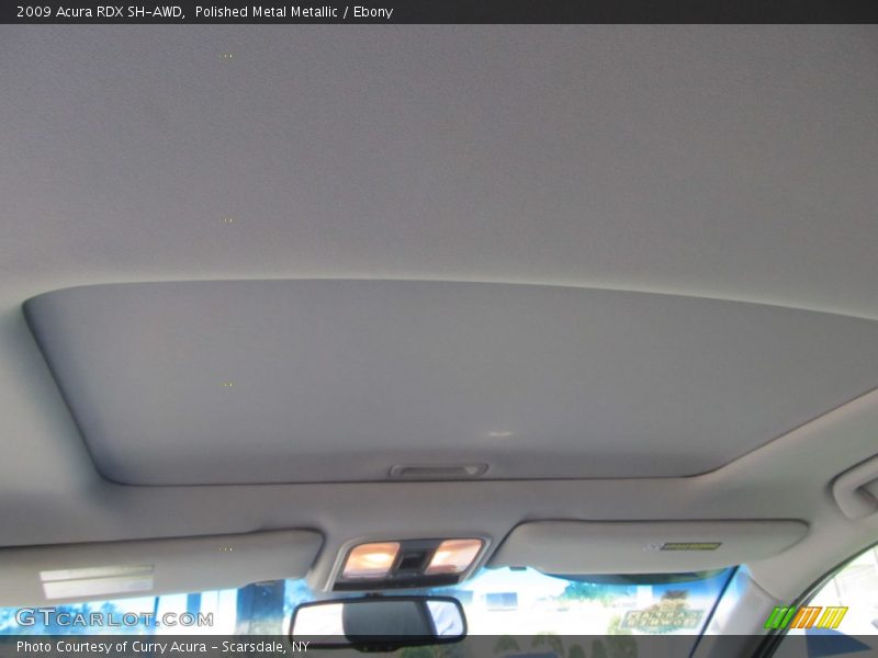 Polished Metal Metallic / Ebony 2009 Acura RDX SH-AWD