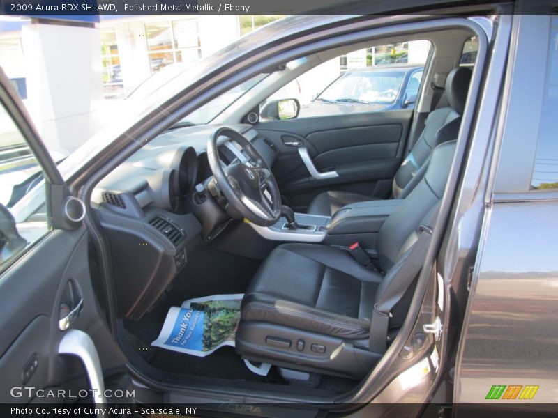 Polished Metal Metallic / Ebony 2009 Acura RDX SH-AWD
