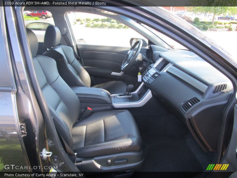 Polished Metal Metallic / Ebony 2009 Acura RDX SH-AWD