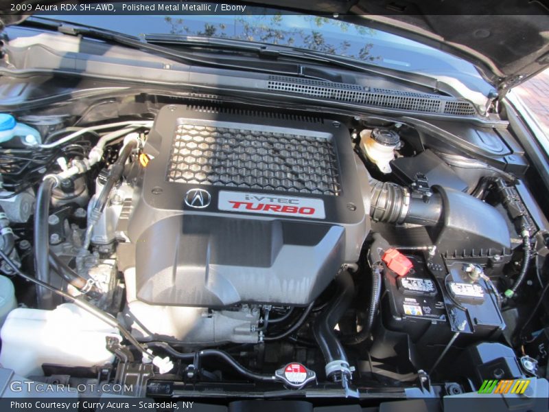 Polished Metal Metallic / Ebony 2009 Acura RDX SH-AWD
