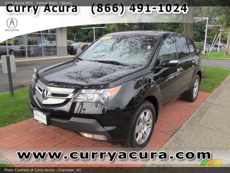 Formal Black / Ebony 2009 Acura MDX