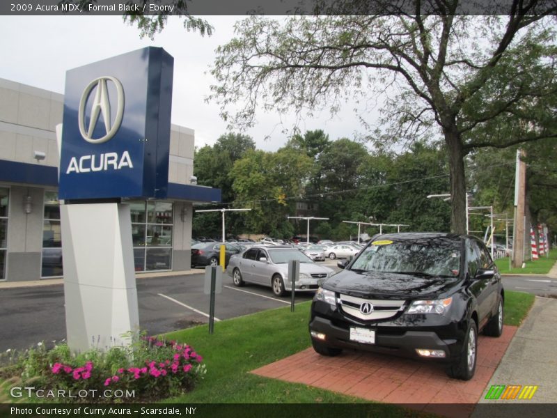 Formal Black / Ebony 2009 Acura MDX