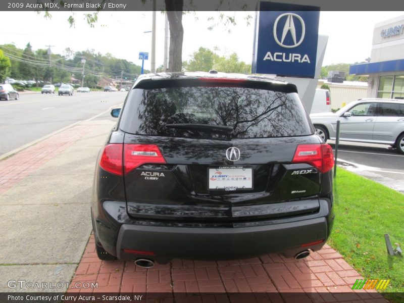Formal Black / Ebony 2009 Acura MDX
