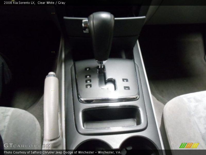 Clear White / Gray 2008 Kia Sorento LX