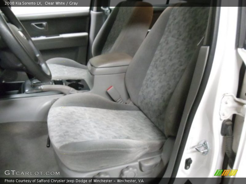 Clear White / Gray 2008 Kia Sorento LX
