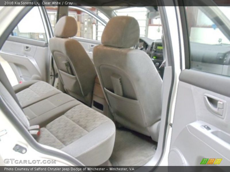 Clear White / Gray 2008 Kia Sorento LX