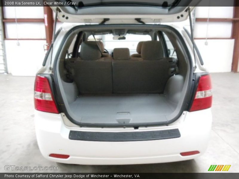 Clear White / Gray 2008 Kia Sorento LX