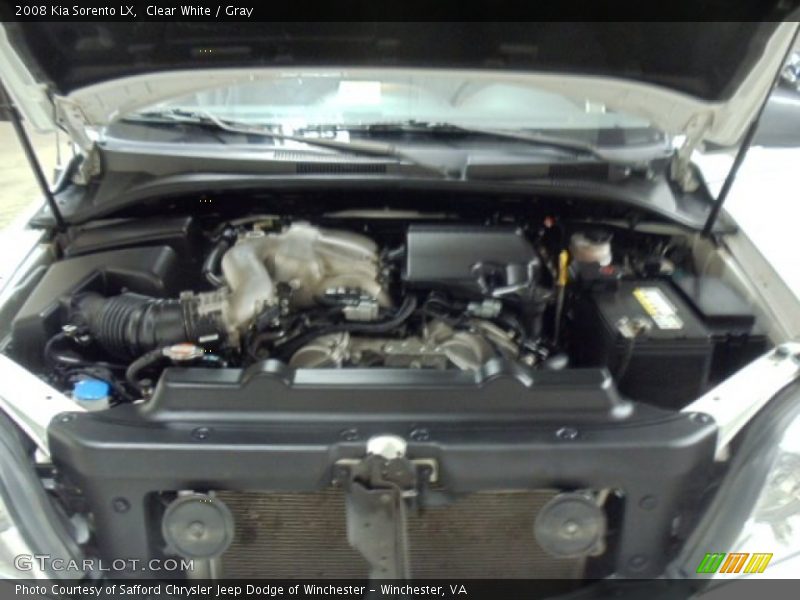 Clear White / Gray 2008 Kia Sorento LX