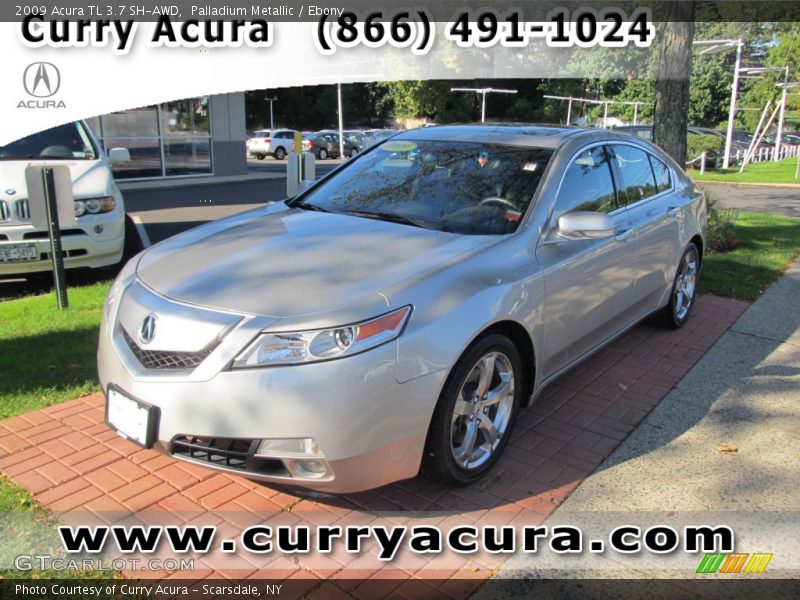 Palladium Metallic / Ebony 2009 Acura TL 3.7 SH-AWD