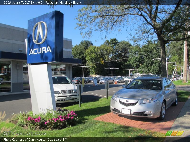 Palladium Metallic / Ebony 2009 Acura TL 3.7 SH-AWD