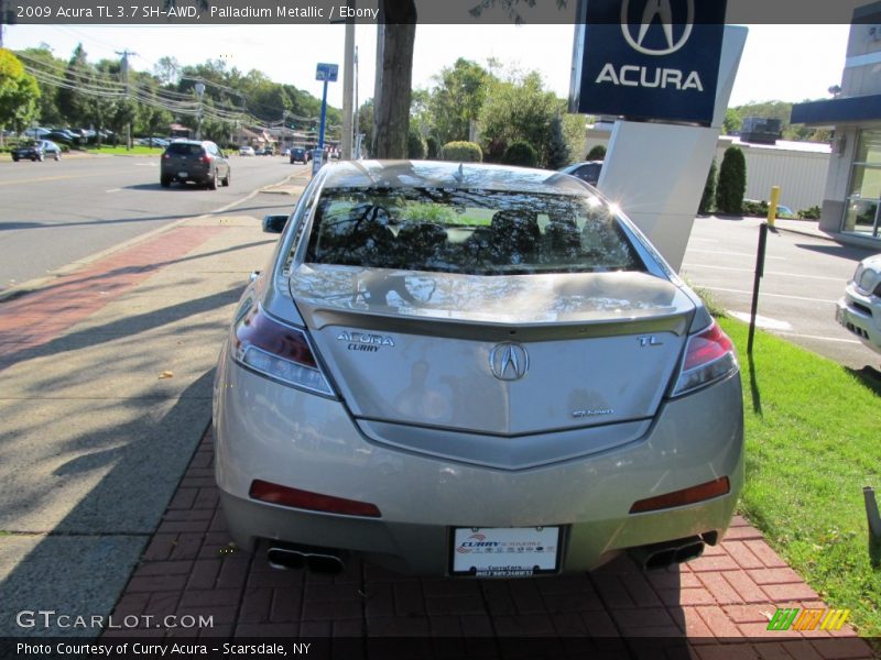 Palladium Metallic / Ebony 2009 Acura TL 3.7 SH-AWD