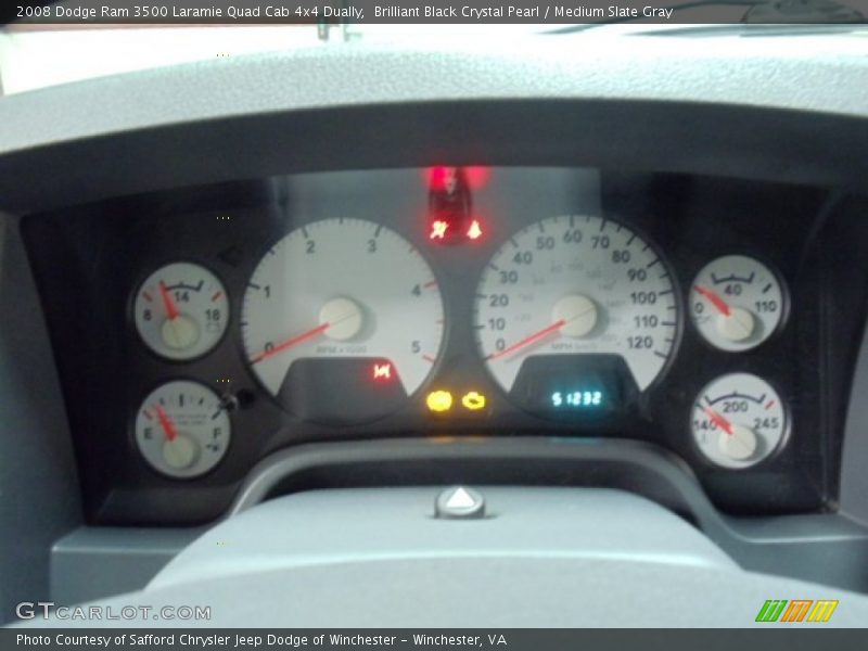  2008 Ram 3500 Laramie Quad Cab 4x4 Dually Laramie Quad Cab 4x4 Dually Gauges