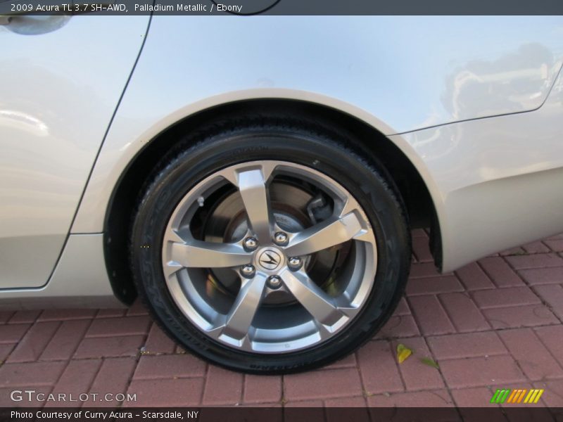 Palladium Metallic / Ebony 2009 Acura TL 3.7 SH-AWD