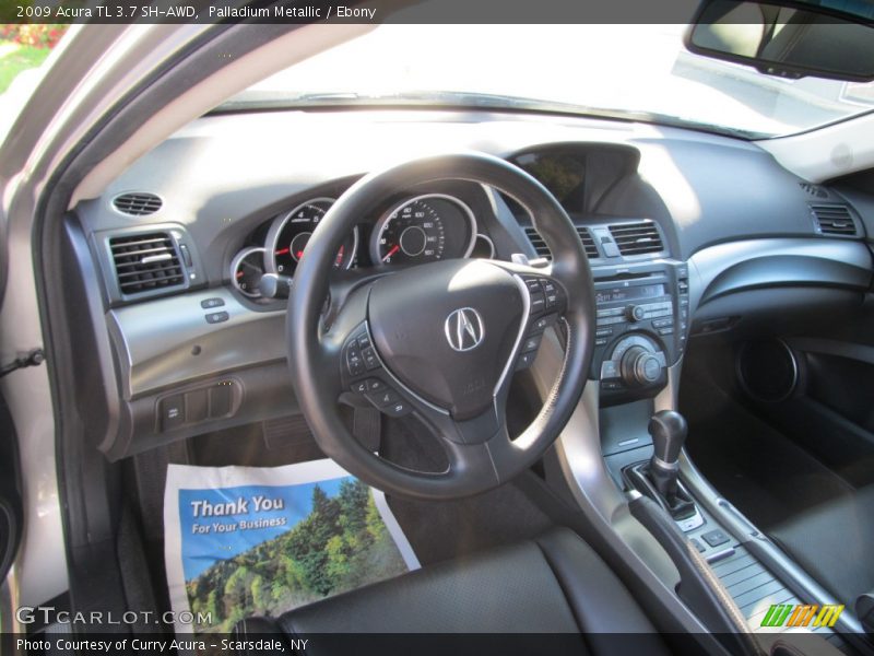 Palladium Metallic / Ebony 2009 Acura TL 3.7 SH-AWD