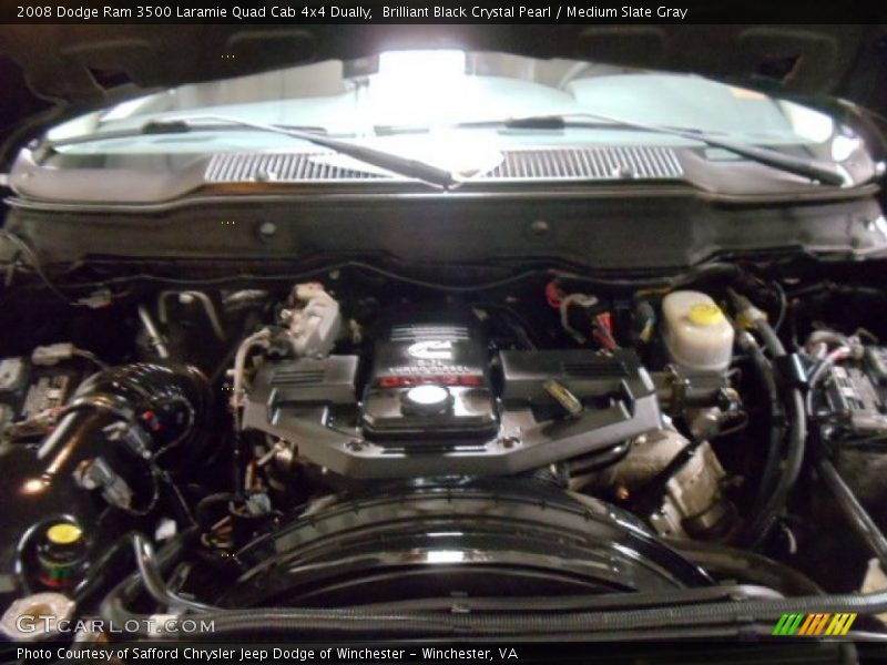  2008 Ram 3500 Laramie Quad Cab 4x4 Dually Engine - 6.7 Liter Cummins OHV 24-Valve BLUETEC Turbo-Diesel Inline 6-Cylinder