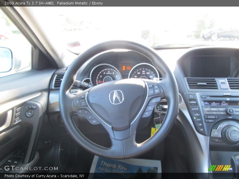 Palladium Metallic / Ebony 2009 Acura TL 3.7 SH-AWD