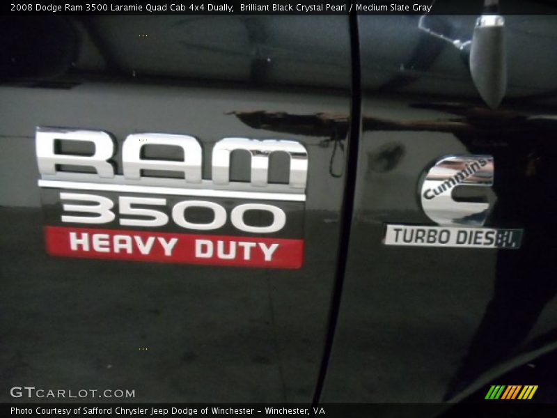  2008 Ram 3500 Laramie Quad Cab 4x4 Dually Logo