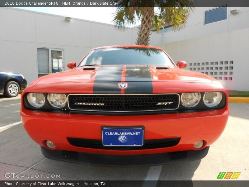 HEMI Orange / Dark Slate Gray 2010 Dodge Challenger SRT8