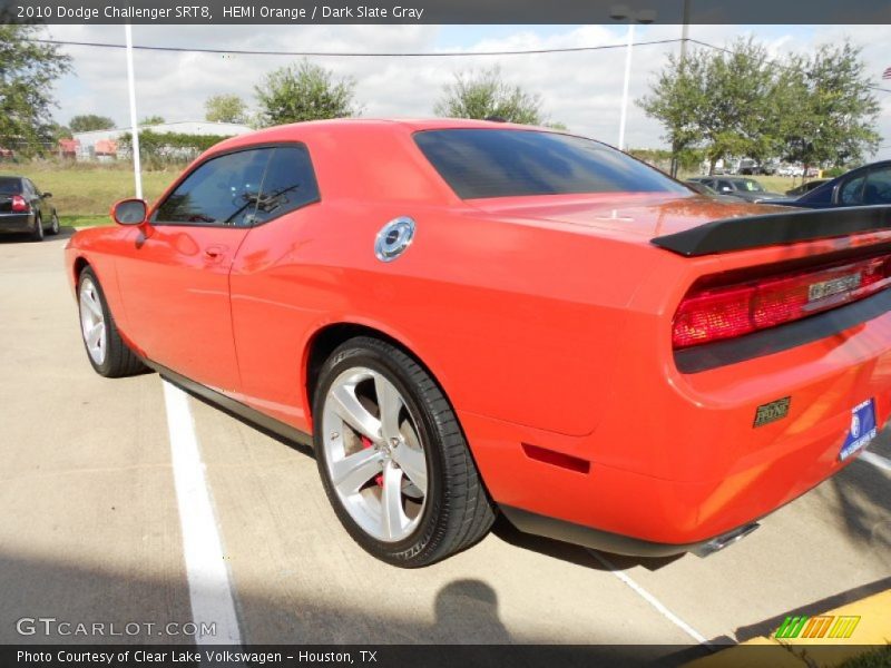 HEMI Orange / Dark Slate Gray 2010 Dodge Challenger SRT8