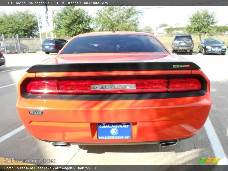 HEMI Orange / Dark Slate Gray 2010 Dodge Challenger SRT8