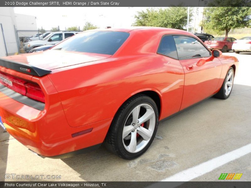 HEMI Orange / Dark Slate Gray 2010 Dodge Challenger SRT8