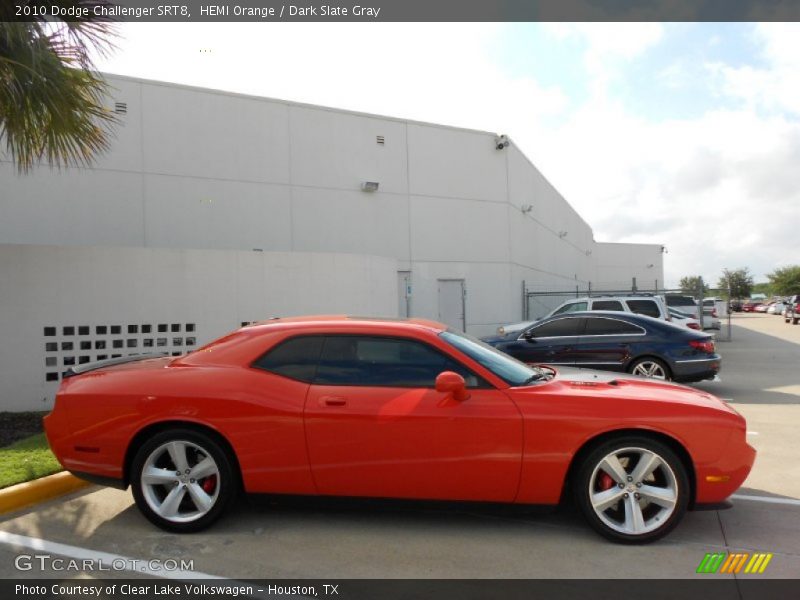 HEMI Orange / Dark Slate Gray 2010 Dodge Challenger SRT8