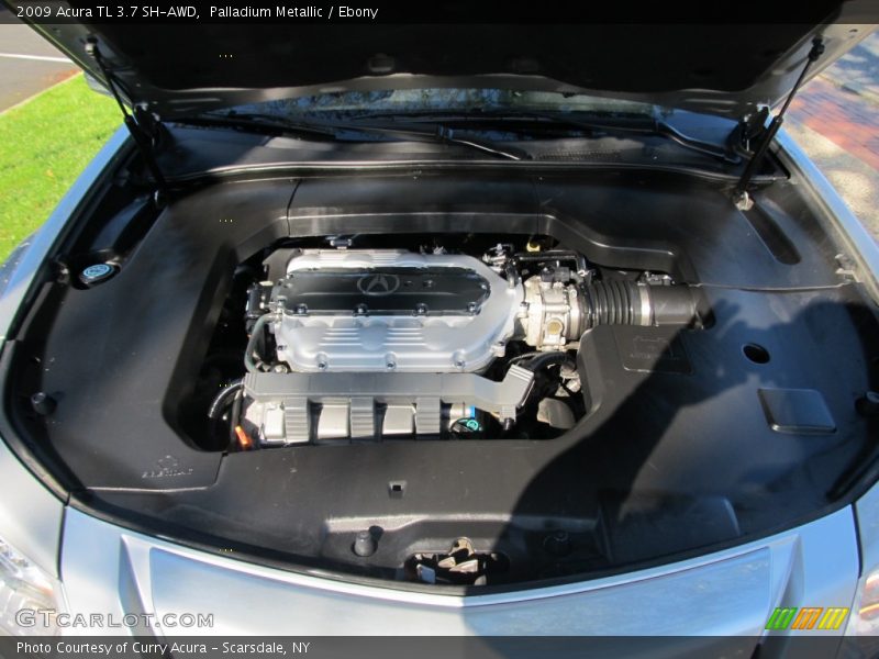 Palladium Metallic / Ebony 2009 Acura TL 3.7 SH-AWD