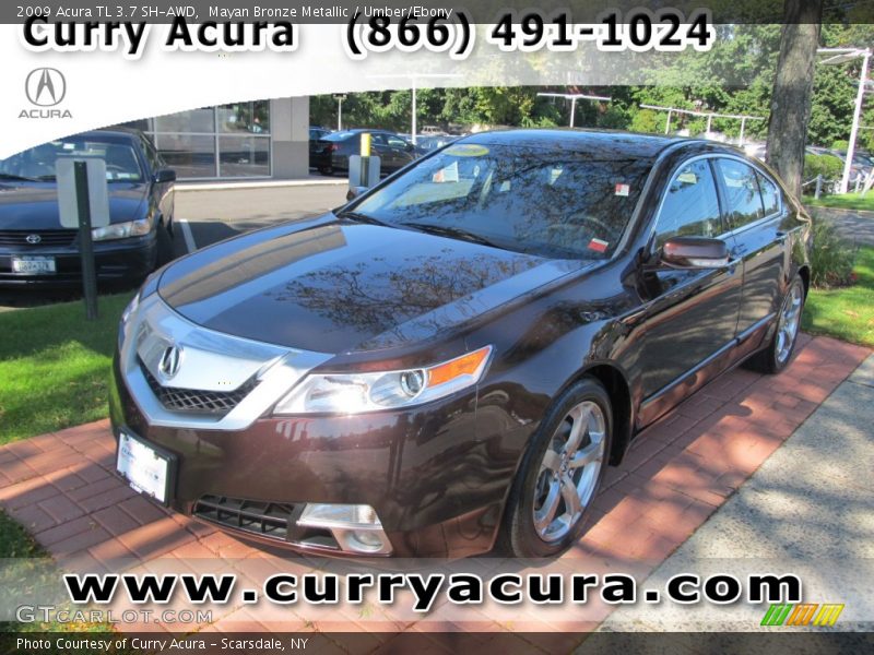 Mayan Bronze Metallic / Umber/Ebony 2009 Acura TL 3.7 SH-AWD