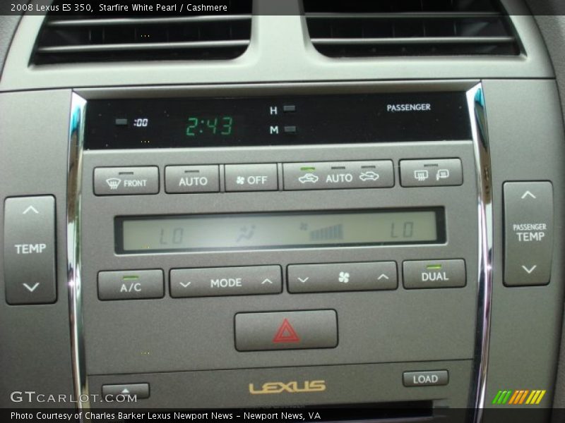 Starfire White Pearl / Cashmere 2008 Lexus ES 350