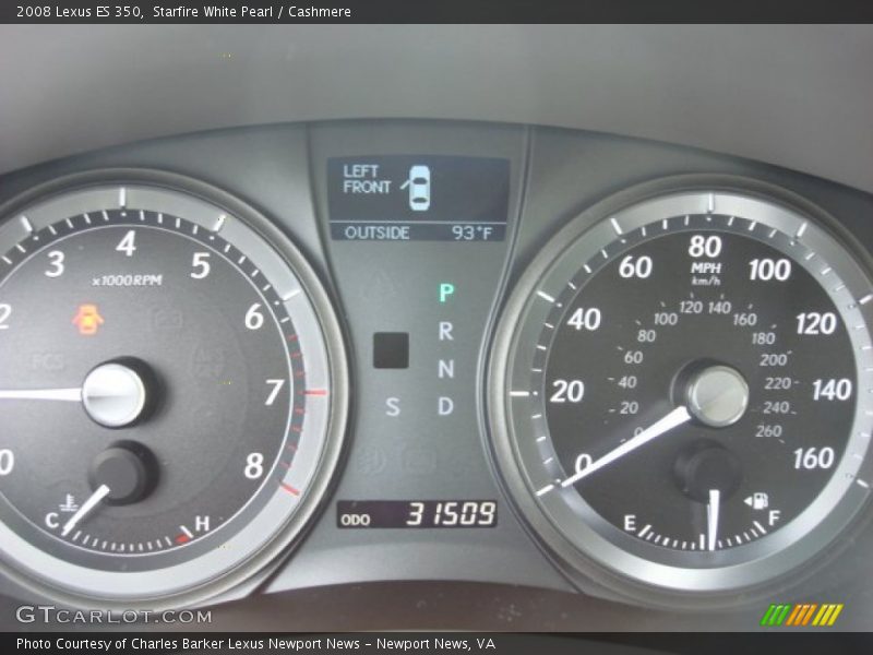 Starfire White Pearl / Cashmere 2008 Lexus ES 350