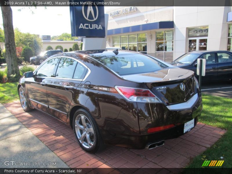 Mayan Bronze Metallic / Umber/Ebony 2009 Acura TL 3.7 SH-AWD