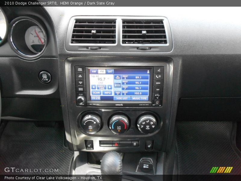 Controls of 2010 Challenger SRT8