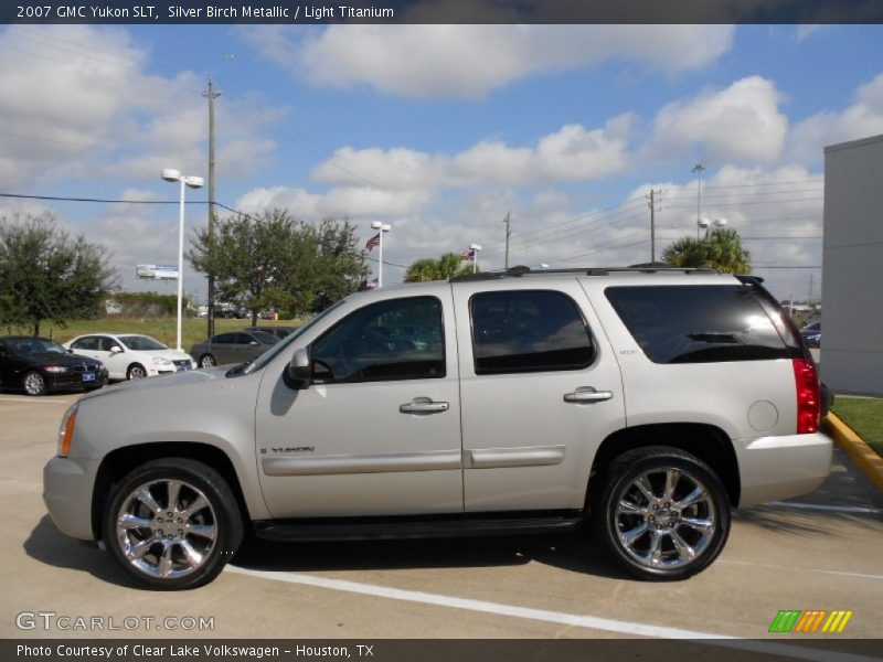 Silver Birch Metallic / Light Titanium 2007 GMC Yukon SLT