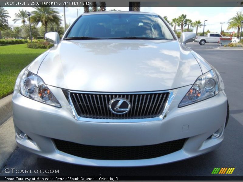 Tungsten Silver Pearl / Black 2010 Lexus IS 250
