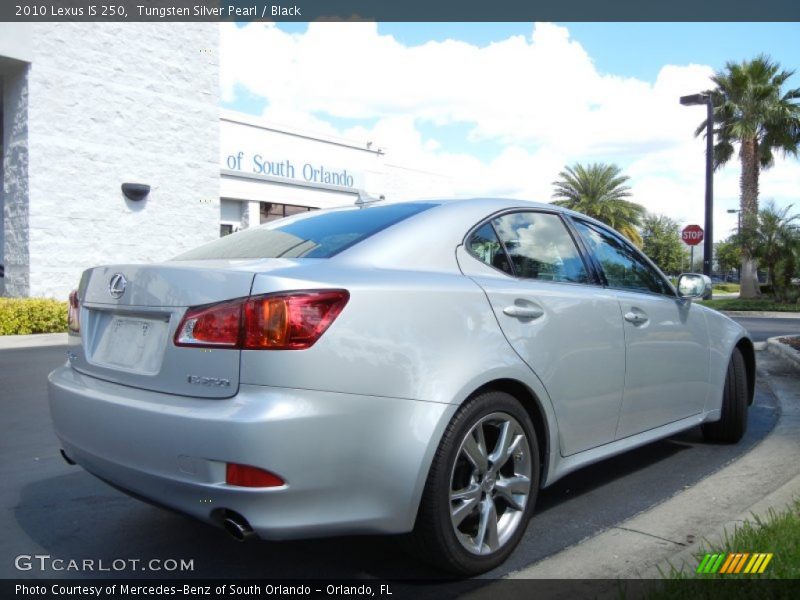 Tungsten Silver Pearl / Black 2010 Lexus IS 250