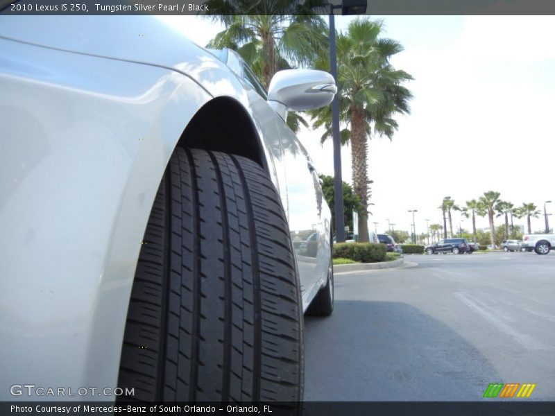 Tungsten Silver Pearl / Black 2010 Lexus IS 250