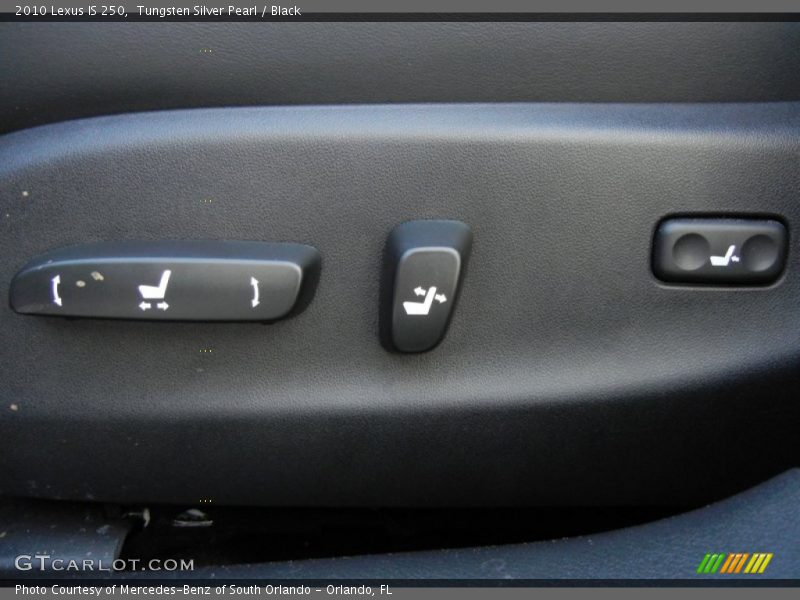Tungsten Silver Pearl / Black 2010 Lexus IS 250