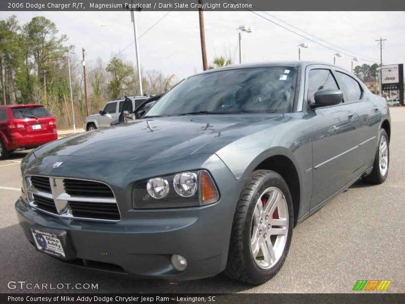 Magnesium Pearlcoat / Dark Slate Gray/Light Graystone 2006 Dodge Charger R/T