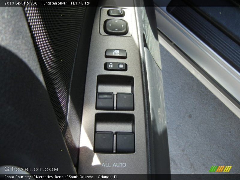 Tungsten Silver Pearl / Black 2010 Lexus IS 250