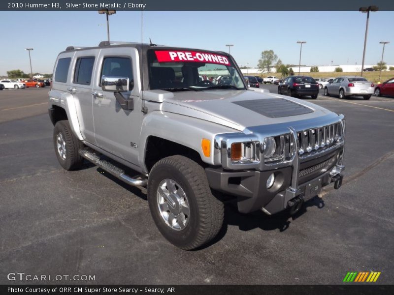 Silver Stone Metallic / Ebony 2010 Hummer H3