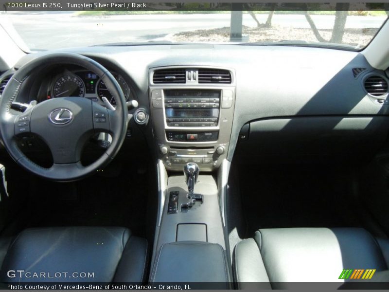 Tungsten Silver Pearl / Black 2010 Lexus IS 250