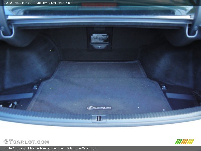 Tungsten Silver Pearl / Black 2010 Lexus IS 250