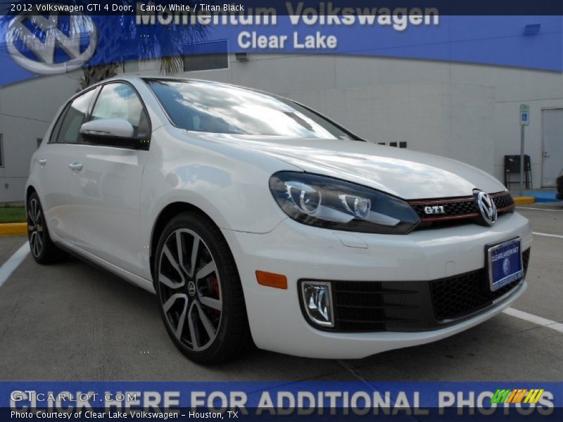 Candy White / Titan Black 2012 Volkswagen GTI 4 Door