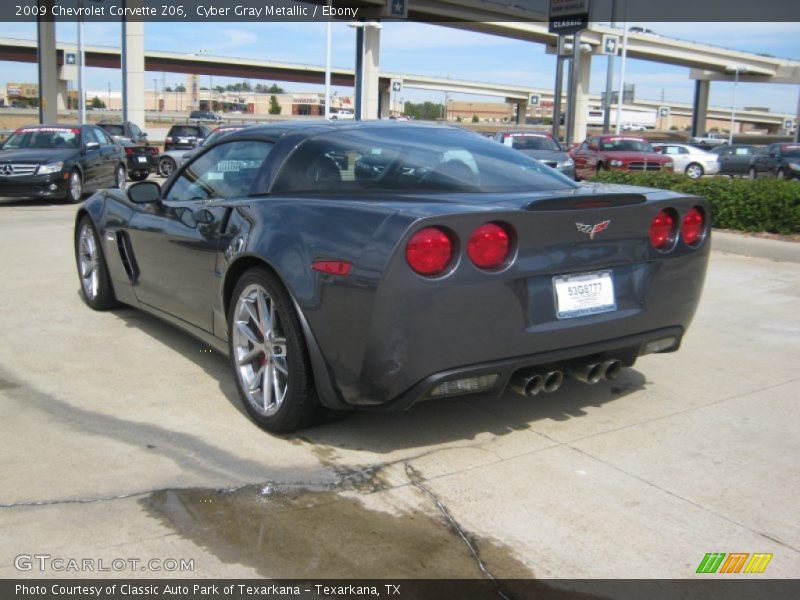 Cyber Gray Metallic / Ebony 2009 Chevrolet Corvette Z06