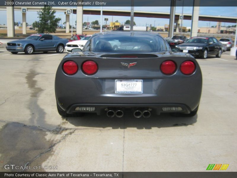 Cyber Gray Metallic / Ebony 2009 Chevrolet Corvette Z06