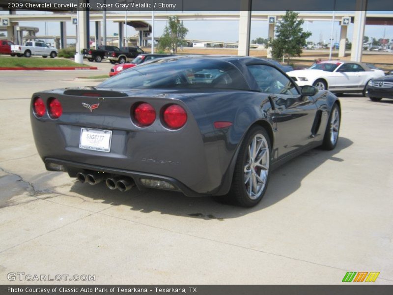 Cyber Gray Metallic / Ebony 2009 Chevrolet Corvette Z06