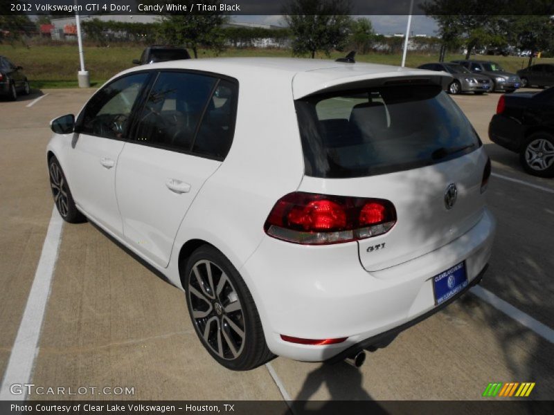 Candy White / Titan Black 2012 Volkswagen GTI 4 Door