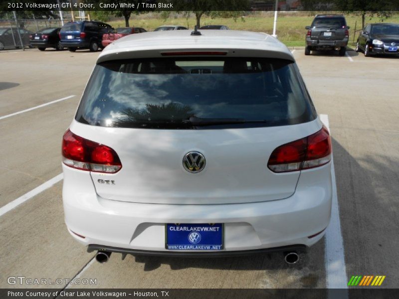 Candy White / Titan Black 2012 Volkswagen GTI 4 Door