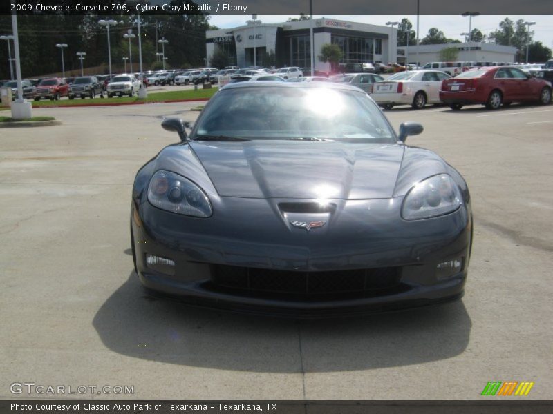 Cyber Gray Metallic / Ebony 2009 Chevrolet Corvette Z06